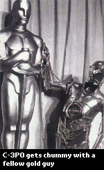Oscar statue & C-3PO