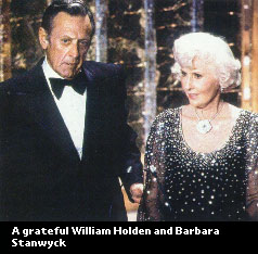 William Holden & Barbara Stanwyck