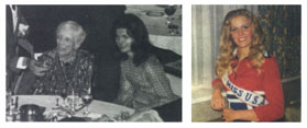 Jackie Kennedy Onassis and Karen Morrison