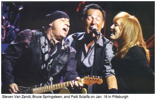 Steven Van Zandt, Bruce Springsteen, Patti Scialfa