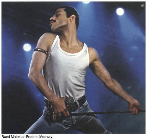 Rami Malek as Freddie Mercury