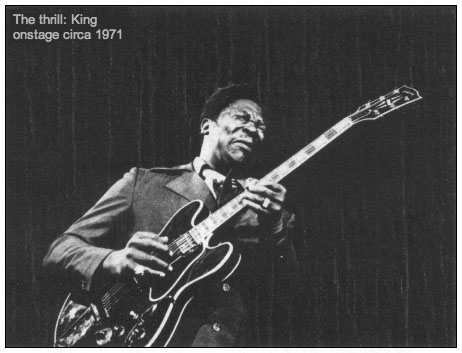 B.B. King onstage circa 1971