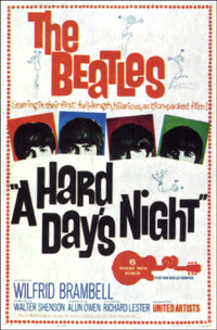 'A Hard Day's Night' - original movie poster