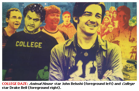 'Animal House' and 'College' collage