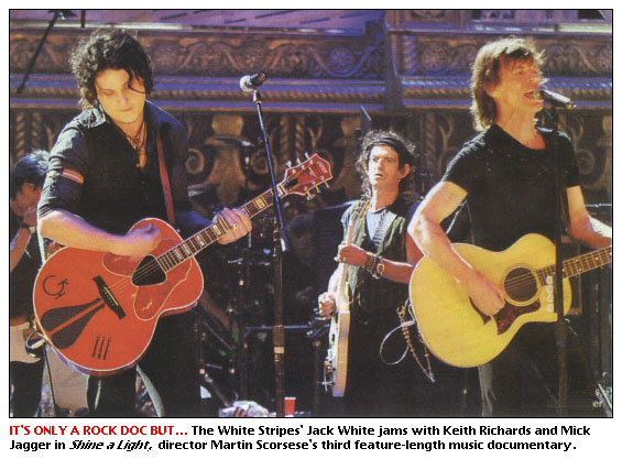 Jack White, Keith Richards & Mick Jagger