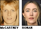 Linda McCartney and Saoirse Ronan