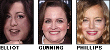 Mama Cass Elliot and Jessica Gunning and Bijou Phillips