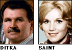 Mike Ditka and Eva Marie Saint