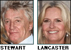 Rod Stewart and Penny Lancaster