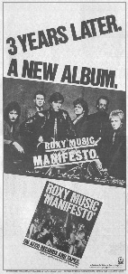 Roxy Music - Manifesto