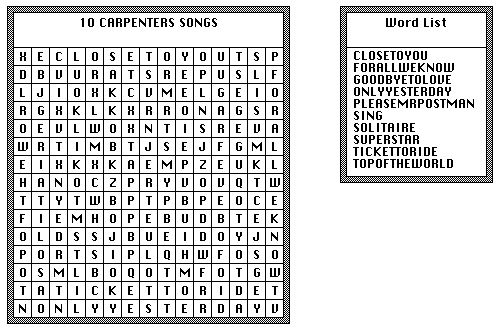 10 Carpenters Songs